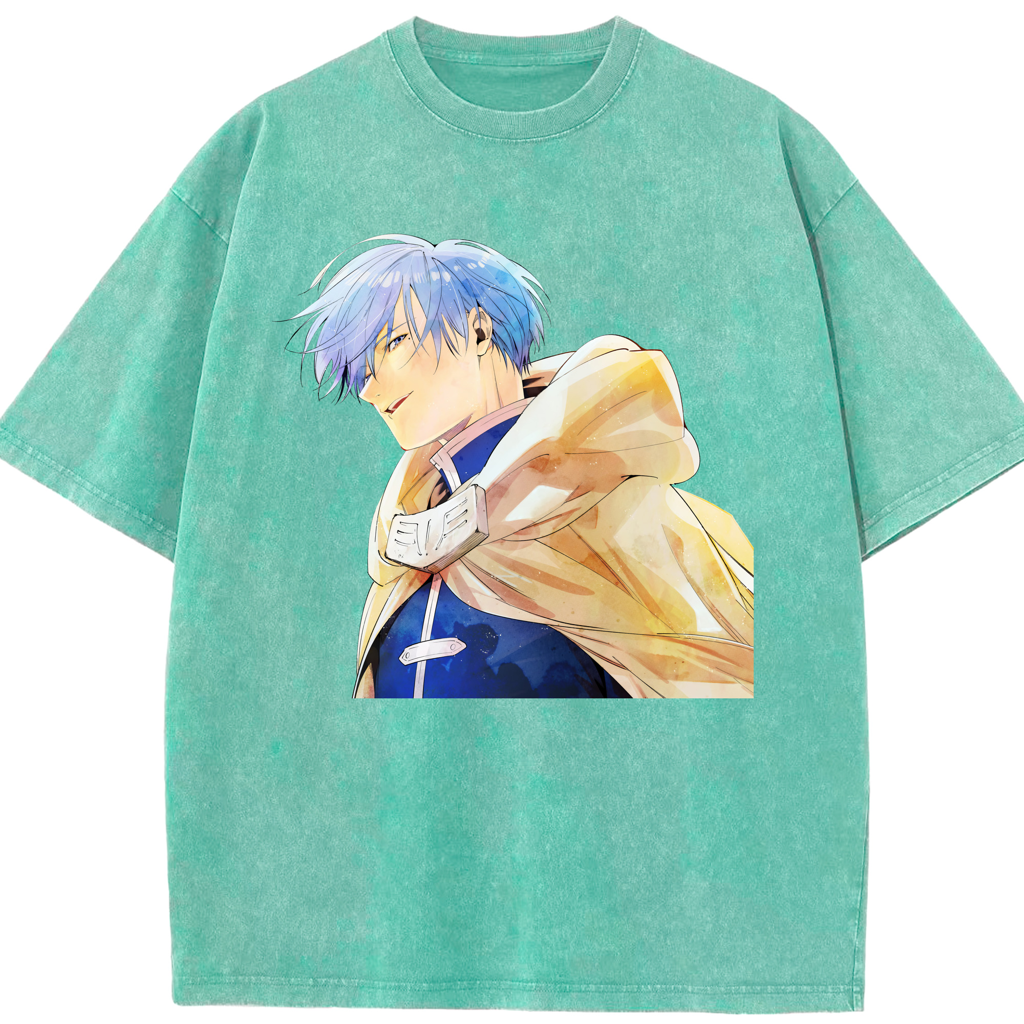 （画像用） 葬送のフリーレン Frieren 綿100% ヴィンテージ風 半袖Tシャツ（フロントプリント）